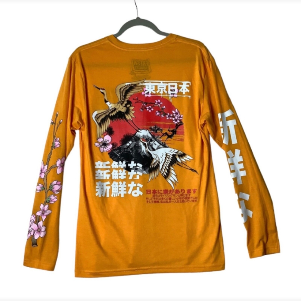 Fresh Laundry Japan Long Sleeve T-Shirt Dragon Excellent Condition Large